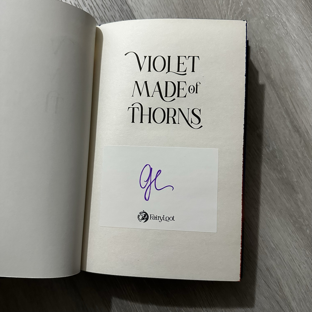 SIGNED Violet Made of Thorns FAIRYLOOT SPECIAL EDITION - Picture 3 of 7